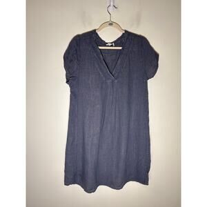 Mida Cornflower Blue Cap Sleeve Knee Length Dress Sz S